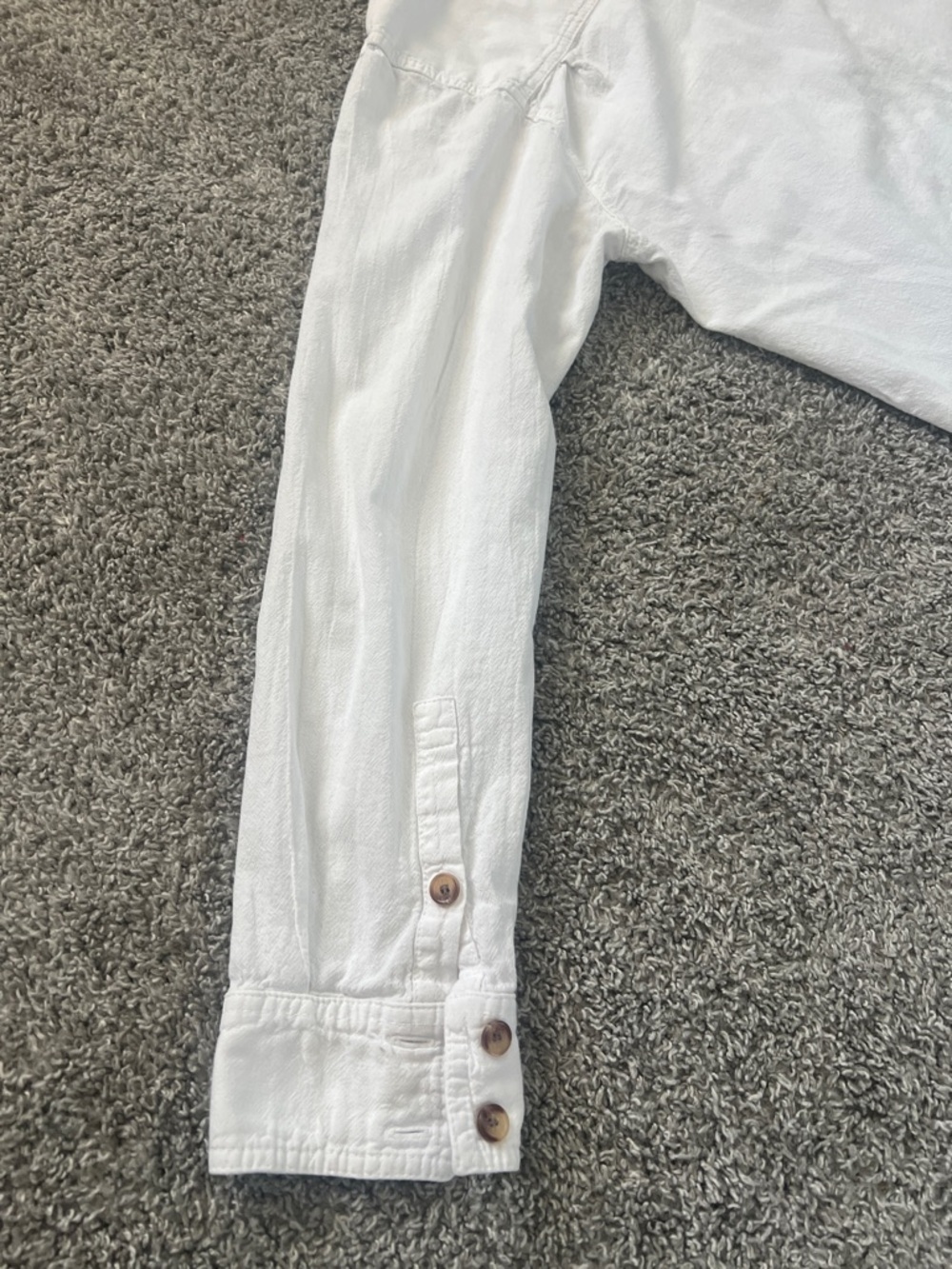 Farthest Point Casuals Men's Peruvian Pima Pin-tuck White Textured Shirt -Size M - Picture 7 of 14